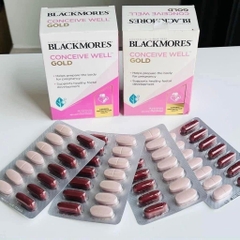 Viên uống hỗ trợ tăng khả năng thụ thai cho nữ Blackmores Conceive Well™ Gold của Úc 56 viên