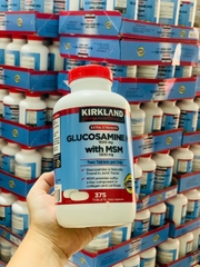 Bổ Xương Khớp Kirkland Glucosamine HCL MSM 1500mg Mỹ 375 Viên Nắp Đỏ