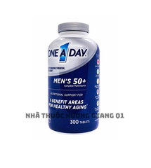 Vitamin One A Day 50+ Dành Cho Nam Trên 50 Tuổi 300 Viên Mỹ