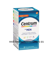 Centrum Men 90 Viên Úc- Vitamin tổng hợp dành cho nam giới dưới 50 tuổi
