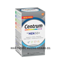 Centrum Men 50- Vitamin tổng hợp cho nam giới trên 50 tuổi