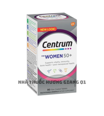 Centrum Women 50- Vitamin tổng hợp cho phụ nữ trên 50 tuổi