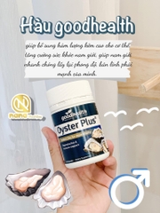 Tinh chất hàu lùn GOODHEALTH OYSTER PLUS 60 VIÊN cải thiện chất lượng tinh binh