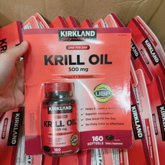 Dầu nhuyễn thể Kirkland Krill Oil 500mg 160 viên của Mỹ