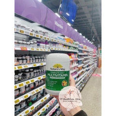 Viên Uống Vitamin Tổng Hợp Và Tảo Biển Nature’s Way Complete Daily Multivitamin Chính Hãng Úc 200v