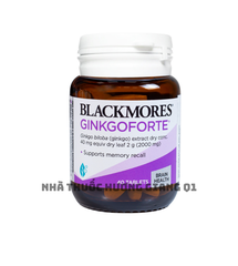 [ Nhập Khẩu] Viên uống Blackmores Ginkgoforte 40 Viên- Cải thiện trí nhớ