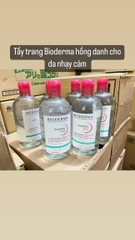 Nước Tẩy Trang Bioderma Hồng Dành Cho Da Nhạy Cảm 500ml Sensibio H2O