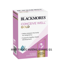 Viên uống hỗ trợ tăng khả năng thụ thai cho nữ Blackmores Conceive Well™ Gold của Úc 56 viên