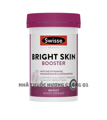 Swisse Bright Skin - Viên Uống Hỗ Trợ Trắng Da Lọ 60 Viên