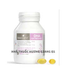 Viên uống bổ sung DHA cho bà bầu Bio Island DHA For Pregnancy của Úc 60 viên