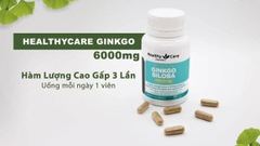 Viên uống bổ não - Healthy Care Ginkgo Biloba 6000mg - 60 viên/hộp