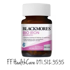 Viên Uống Bổ Sung Sắt Blackmores Bio Iron 30 Viên Úc