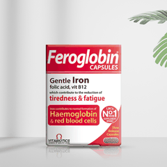 Viên uống Feroglobin B12 Vitabiotics hỗ trợ tăng khả năng tạo máu, tăng cường sức khỏe (30 viên)
