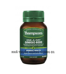 Viên uống bổ não Ginkgo Biloba 6000mg Thompson 60 viên