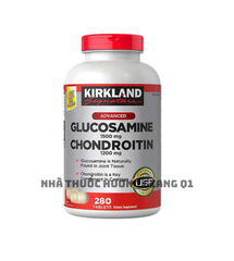 Viên Bổ Khớp Glucosamine 1500mg Và Chondroitin Kirkland 1200mg 280 Viên