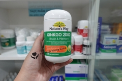 Viên uống bổ não Ginkgo Biloba 2000mg Nature Way 120 Viên