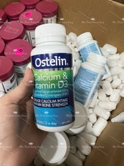 Viên uống bổ sung canxi vitamin D3 cho bà bầu Ostelin Calcium & Vitamin D3 của Úc 130 viên