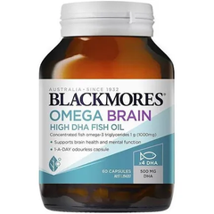 Blackmores Omega Brain Health - Viên uống bổ não (60 viên)- hàm lượng DHA cao gấp 4 lần