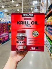 Dầu nhuyễn thể Kirkland Krill Oil 500mg 160 viên của Mỹ