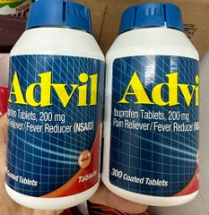 Thuốc giảm đau hạ sốt Advil của Mỹ hộp 300 viên