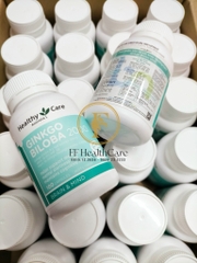 Bổ Não Ginkgo Biloba Healthy Care 2000mg 100 Viên- Giảm đau đầu, mất ngủ