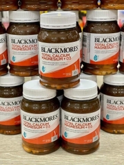 Viên uống Canxi Magie D3 Blackmores Total Calcium Magnesium + D3 của Úc 200 viên