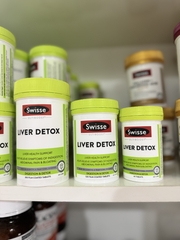 Bổ Gan Swisse Ultiboost Liver Detox Úc- Thải lọc gan