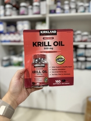 Dầu nhuyễn thể Kirkland Krill Oil 500mg 160 viên của Mỹ