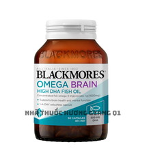 Blackmores Omega Brain Health - Viên uống bổ não (60 viên)- hàm lượng DHA cao gấp 4 lần