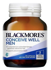 Blackmores Conceive Well Men - Viên uống hỗ trợ thụ thai nam của Úc 28 viên