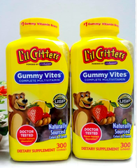 Kẹo dẻo Gummies gấu Mỹ cung cấp Multi Vitamin L’il Critters Gummy Vites 300 Viên