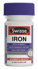 Viên uống hỗ trợ bổ sung sắt Swisse Ultiboost Iron của Úc 30 viên