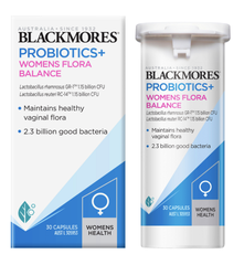 Men phụ khoa Blackmores Probiotics+ Womens Flora Balance của Úc 30 viên