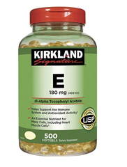 Vitamin E 400 IU Kirkland Signature 500 Viên Của Mỹ