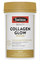 Bột uống Collagen Glow Swisse 120gr Úc- Ngừa Lão Hoá, Da Căng Mịn