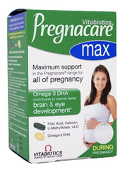 Vitamin Bầu Pregnacare Max Anh - Hộp 84 viên, vitamin tổng hợp bầu và sau sinh