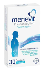 [ Mẫu Mới] Menevit Úc- Viên uống cải thiện chất lượng tinh binh