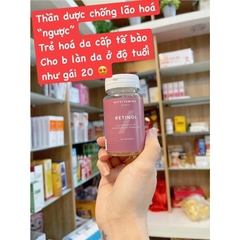 Viên Uống Retinol Myvitamins Chống Lão Hoá, Giảm Mụn, Trắng Da 90 Viên