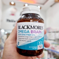 Dầu cá bổ não Omega Brain Blackmores hàm lượng DHA cao gấp 4 lần 60 Viên Chính Hãng Úc