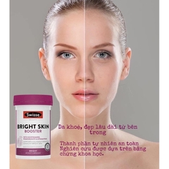 Combo trắng da Bright Skin Swisse và Viên uống Retinol Myvitamins 90 viên ngừa lão hoá, đẹp da