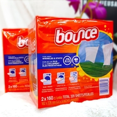 Giấy thơm quần áo Bounce Mỹ 320 tờ Nguyên Hộp - Làm thơm quần áo và loại bỏ mùi ẩm mốc
