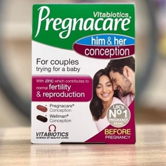 Tăng thụ thai Him and Her Pregnacare max Anh- tăng khả năng thụ thai cho nam và nữ