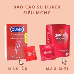 [Mẫu mới] Bao Cao Su Durex Úc (Hộp 30 Cái)