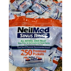 Muối rửa mũi NEILMED hàng nội địa Úc- làm dịu đường thử, giảm triệu chứng viêm xoang mũi