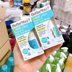 Vitamin D dạng xịt Dlux Better You cho bé từ 0 - 3 tuổi- tăng hấp thụ canxi, giúp xương chắc khoẻ, giảm còi xương