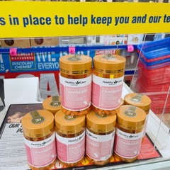 Viên uống tiết niệu, bàng quang healthy care super cranberry 25000mg 90 viên của Úc- giảm tiểu rát, tiểu buốt