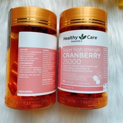 Viên uống tiết niệu, bàng quang healthy care super cranberry 25000mg 90 viên của Úc- giảm tiểu rát, tiểu buốt
