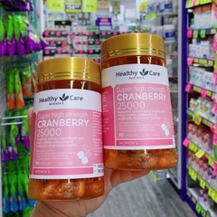 Viên uống tiết niệu, bàng quang healthy care super cranberry 25000mg 90 viên của Úc- giảm tiểu rát, tiểu buốt