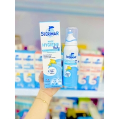 Xịt muối mũi Sterimar nước biển sâu xịt mũi cá heo vàng, cam Sterimar pháp 100ml