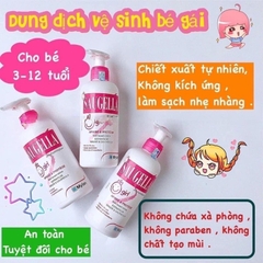 Dung dich vệ sinh Saugella cho bé gái từ 3 tuổi